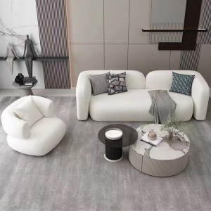 预售-客厅布艺沙发小户型直排北欧简约现代