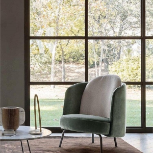 预售-单人沙发椅北欧简约设计师款现代风格客厅休闲椅书房阅读沙发