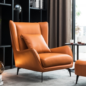 预售-北欧单人沙发意式极简轻奢现代简约小户型客厅卧室懒人休闲老虎椅
