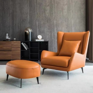预售-北欧极简单人沙发轻奢简约小户型沙发椅现代客厅卧室懒人休闲躺椅